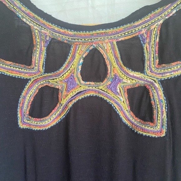 Free People Embroidered Tunic Top - Picture 3 of 4